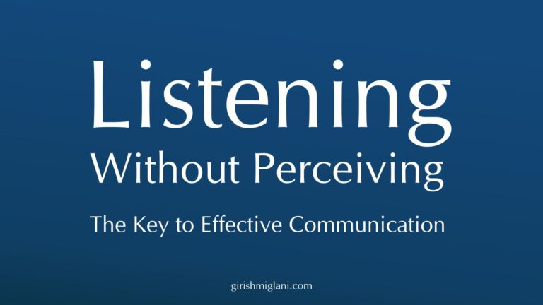 Attentive Listening